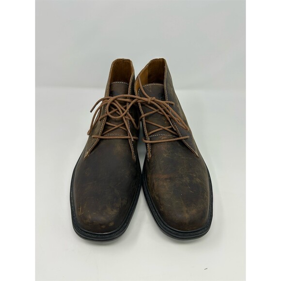 Dr. Comfort Men\'s Brown Chukka Ankle Boots Lace Up Size 12 **NO INSOLES** main image 4